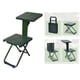 thumbnail image 4 of Silla plegable portátil con asiento, taburete de material acero ABS funciones para escribir, acampar, aprender, , acampar en , ir Verde, 4 of 9