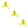 thumbnail image 2 of QualitChoice False Bait Surface Lure Low-Resistant Strong Toughness Steel Wire Baffle Bionic Fishing Tools Simulated Fish Scale Pattern Fluorescent Yellow 3Set, 2 of 6