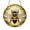 Acrylic 3.5 Inch, variant on Stained Glass Style Bumblebee Suncatcher, Garden Window Hanging Decor, Round Insect Glass Art Panel Ornament