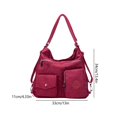 thumbnail image 3 of MesaSe Sac à Dos Multifonctionnel pour Femmes, Sac à Main Portable pour le Travail (Bleu Clair), 3 of 10
