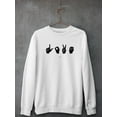 thumbnail image 3 of Sign Language Iv Sweatshirt Men -Emma Scarvey Designs, Male XX-Large, 3 of 4