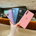 thumbnail image 7 of Compatible with Samsung Galaxy A13 4G Case,Love Heart Pattern Design Soft TPU Shockproof Protective Case Bling Sparkly Glitter Cover for Samsung Galaxy A13 4G-Purple, 7 of 7
