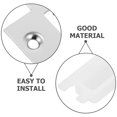 thumbnail image 3 of BESTYASH 1 Ensemble de Plaque de Gâche de Porte en Acier Inoxydable Durable pour Installation de Serrures de Pièce, 3 of 8