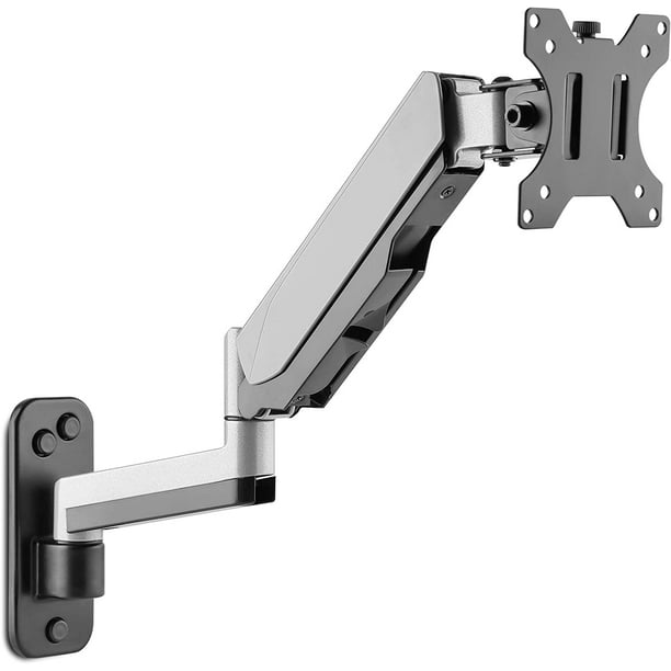 A Power Aluminum Single Gas Spring Monitor Wall Mount with