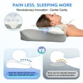 Clefivie Cervical Memory Foam Pillow, sleeper Orthopedic Neck Support
