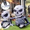 thumbnail image 4 of Esqueleto inflable de Halloween con forma de esqueleto de medio cuerpo, 6 pies, con luz LED, 4 of 8