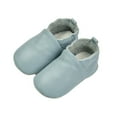 thumbnail image 3 of LUOGENLI Kids Rain Boots Size 12 Boys Crawling Baby First Walking Shoes Girls Boys Slippers Crawling Baby Shoes Soft Leather with Suede Soles Leather Shoes Toddler 0 2 Years Light Blue 6-12 Months, 3 of 8