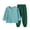Army Green, variant on Workout Sets for Kids Long Sleeve Crew Neck Tops Elastic Waist Full Length Pants Outdoor Activewear Sets(3-4Years,Pink1)