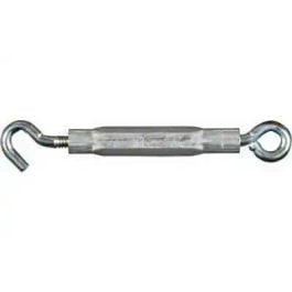 

10PC National Hardware National Hardware N221-846 Hook & Eye Turnbuckle 3/16 By 5-1/2 Inch Zinc Plated Steel With Aluminum Body (Case of 10)
