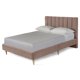 thumbnail image 4 of Cama Matrimonial Makora Nostra Rosa Tapizada en Tela Tipo Velvet (No Incluye Colchón), 4 of 8