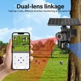 thumbnail image 5 of 4K/8MP Solar Security Cameras Dual Lens 360°PTZ Solar Camera Outdoor Wireless Cameras for Home Security Camera (8MP No Card), 5 of 6