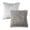 Gray, variant on Phantoscope Designer's Choice Decorative Throw Pillow Set, Fluffy Faux Fur & Pom Pom Velvet Bundle, for Sofa Couch Bedroom, 18" x 18", Light Pink Fur and Velvet, 2 Pack
