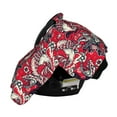 thumbnail image 4 of Zufioo Rooster Head Print Baby Stroller Seat Nursing Cover, Baby Stroller Canopy Seat Cover Breastfeeding Cover, Suitable for Indoor and Outdoor-One Size, 4 of 9
