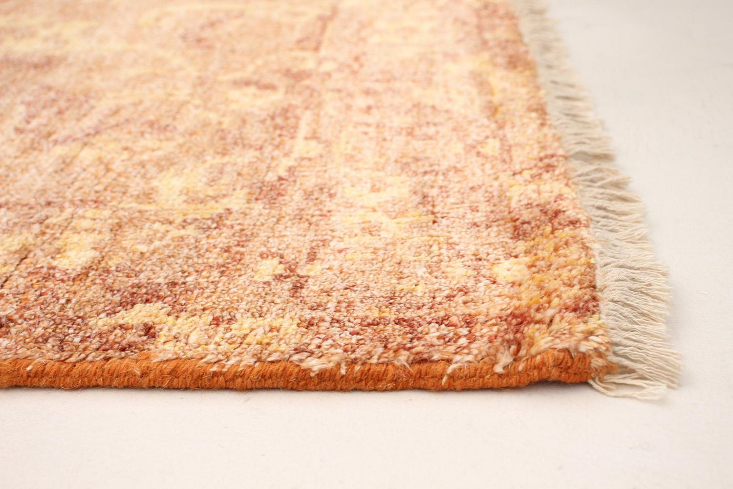 ECARPETGALLERY 5'0" x 7'10"  Transitional Jules Oushak Hand-knotted Area Rug for Living Room, Dining Room and Bedroom in Brown