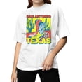 thumbnail image 2 of Bold San Antonio Texas Cactus Art Women's T-shirt, 2 of 3