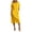 Yellow, variant on YuXingFu Mini Dress for Women Maxi Short Sleeve Plus Size Womens Dress Crew Neck for Spring Long Casual Summer Yellow S