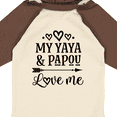 thumbnail image 4 of Inktastic My Yaya and Papou Love Me Girls Long Sleeve Baby Bodysuit, 4 of 5