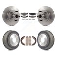 thumbnail image 1 of CMX Front Rear Disc Brake Rotors Hub Assembly Ceramic Pads and Drum Kit for Car 2000-2001 Ford E-150 Econoline 2-Wheel ABS K8C-102773, 1 of 11