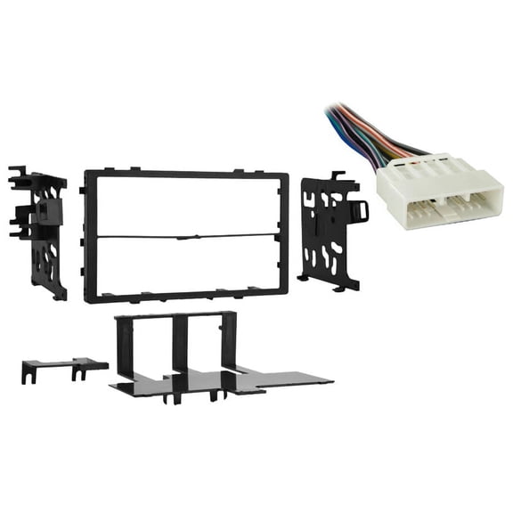 Fits Isuzu Oasis 1996-1998 Metra Double DIN Dash Kit with Harmony Radio Harness
