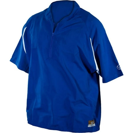 Louisville Slugger Adult Slugger Batting Cage Pullover with 1/4 Zip, Royal