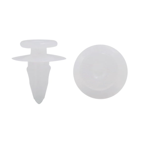 Unique Bargains Car Door Fender 7mm 0.28" Hole Push Plastic Rivets Retainer Clips White 50 Pcs
