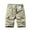 Khaki, variant on Mens Cargo Shorts Cotton Relaxed Fit Camouflage Camo Cargo Short Black S