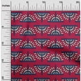 thumbnail image 1 of oneOone Viscose Jersey Fabric Floral Block Printed Fabric 1 Yard 60 Inch Wide, 1 of 4
