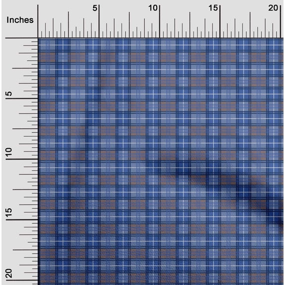 oneOone Cotton Jersey Dusty Brown Fabric Madras Check Sewing Craft Projects Fabric Prints By Yard 58 Inches Wide