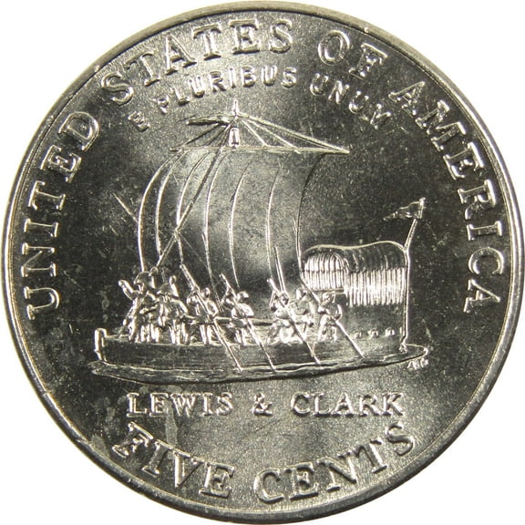 2004 D Keelboat Jefferson Nickel BU Uncirculated 5c Coin