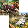 thumbnail image 4 of "Bits And Pieces - Larry Jones Country Fun, 1000 Piece Jigsaw Puzzles, 4-In-1 Multi-Pack - 20"" x 27", 4 of 9