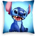 thumbnail image 2 of Funda de cojín de felpa de Lilo & Stitch liuruiping 45x45cm, 2 of 5