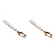 thumbnail image 1 of Naiovety 2 en 1 Sopa Ensalada Spork Material de paja de trigo Mango Cuchara de acero inoxidable Vajilla para el hogar Vajilla rosa dorado 2piezas Naiovety CBP067737, 1 of 1