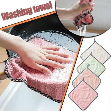 

WNG Non-Stick Oil Hand Towel Rags Can Be Hung Rags Kitchen Rags Lazy Rags