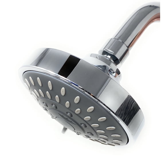 Madol Chrome Finish Deluxe 5 Function 4" Shower Head [3766] with 5 Spray Patterns Wall Mount