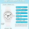 thumbnail image 6 of Women's Watch Waterproof Ladies Watches Sport Wrist Watch Nurse Analog Simple Minimalist Casual Watch Dress Wristwatch with Day Date, 6 of 7