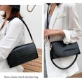 thumbnail image 5 of Bolso de mano clásico retro con diseño de cocodrilo, pequeño bolso cruzado para mujer, 5 of 5