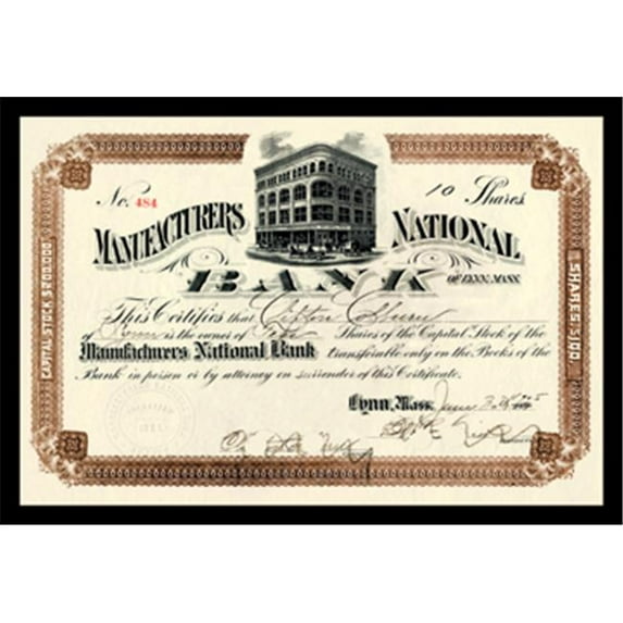 Buy Enlarge 0-587-17501-xP12x18 Manufacturers Maritime Bank- Paper Size P12x18