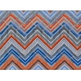thumbnail image 2 of Zelouf Print On Ity  , Sewing, DIY, Crafts Fabric by the Yard, 842 Sienna/navy, 3 Yard, 2 of 2