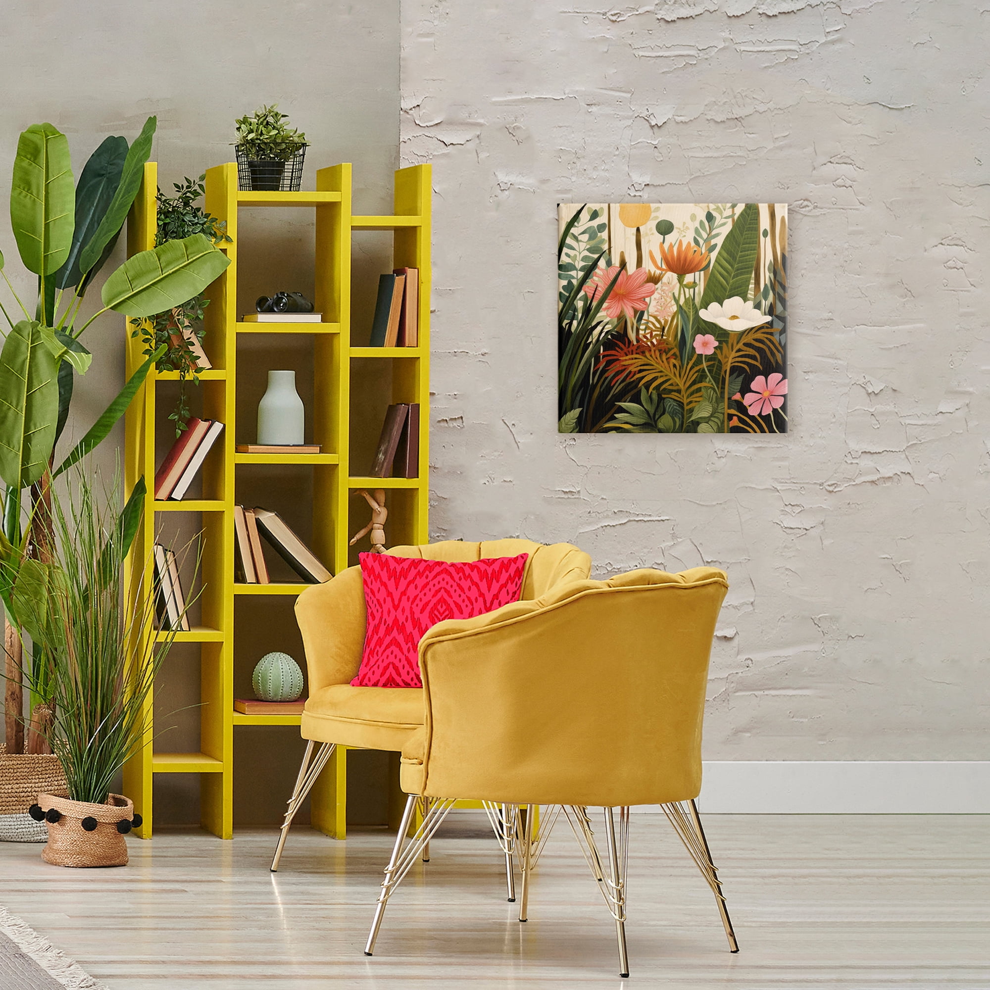 Stupell Industries Botanical Embrace in the Jungle Canvas Wall Art, design by Lazar Studio