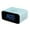 Blue, variant on PEONAVET Bluetooth Clock Bluetooth Clock Large Display Screen Intelligent Alarm Clock Bluetooth Speaker10W Wireless Charging Rear Mounted Warm Night Light
