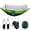 Color Blocking (white mesh), variant on Hammocks for Outside with Mosquito Net,Camping Hammock Lightweight Portable Parachute 2 Person Outdoor Hammock for Indoor Backpacking Survival Travel(Dark Green)