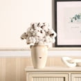 thumbnail image 4 of Vintage Ceramic Vase, Rustic Farmhouse Flower Vase for Fresh Dried Bouquets, Pottery Decor for Living Room, Shelf, Mantel, Dining Table, Kitchen & Farmhouse Home Decor, 4 of 8