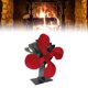 thumbnail image 3 of Ventilador de Estufa con Energía Térmica: Funcionamiento Silencioso 4 para Leña / Quemador de Leña / Chimenea: Distribución de Calor Eficiente Y - rojo Macarena Ventilador de chimenea, 3 of 8