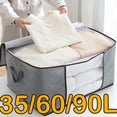 thumbnail image 2 of Typpkmm Quilt Storage Bag with Transparent Window Clothes, 2 of 7