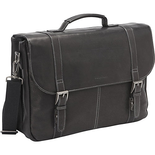 Heritage Colombian Leather Flapover Briefcase - Walmart.com