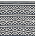 thumbnail image 5 of SAFAVIEH Montauk Randall Geometric Striped Cotton Runner Rug, Ivory/Navy, 2'3" x 6', 5 of 6