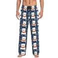 thumbnail image 3 of Polar Bears Snow Mens Pajama Pants Cotton Elastic Waistband Lounge Sleep Pajama Bottoms Pj with Pocket, 3 of 7