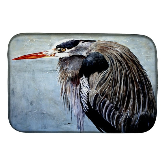 Blue Heron Dish Drying Mat