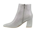 thumbnail image 2 of Olivia & Kate Women's Adult Glitter High-Heel Bootie, 2 of 8