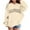 Beige, variant on Wdgfv Girls Cute Hoodies Long Sleeve Pullover Sweatshirts Casual Comfortable Wear For Daily Activities Fall Outfits Teen Girls Beige 12-13 Years